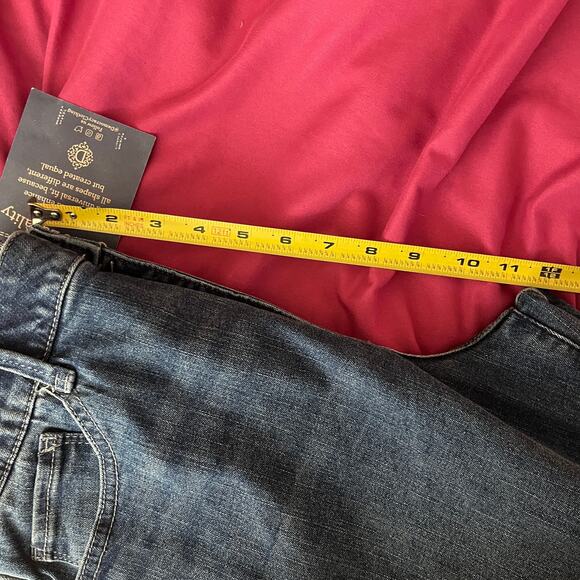 Democracy Women's Ab"solution High Rise Straight Leg Jeans Size 16 Blue NWT - Picture 7 of 9